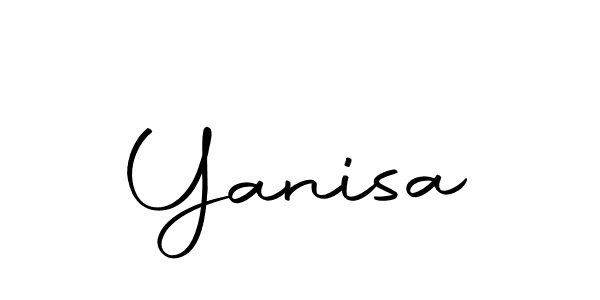 Make a beautiful signature design for name Yanisa. With this signature (Autography-DOLnW) style, you can create a handwritten signature for free. Yanisa signature style 10 images and pictures png