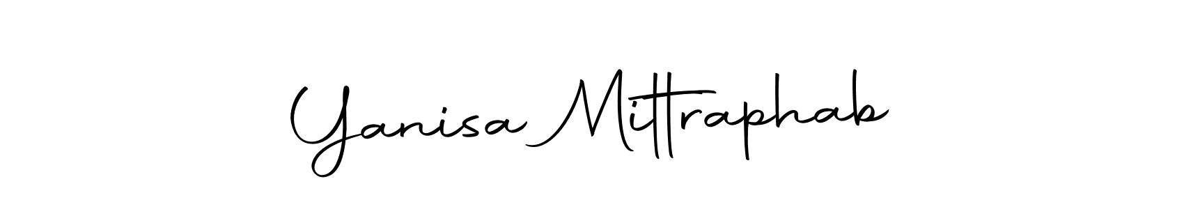 Make a beautiful signature design for name Yanisa Mittraphab. With this signature (Autography-DOLnW) style, you can create a handwritten signature for free. Yanisa Mittraphab signature style 10 images and pictures png