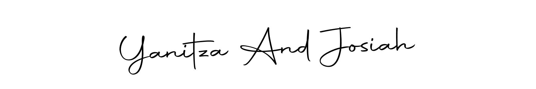 How to make Yanitza And Josiah signature? Autography-DOLnW is a professional autograph style. Create handwritten signature for Yanitza And Josiah name. Yanitza And Josiah signature style 10 images and pictures png