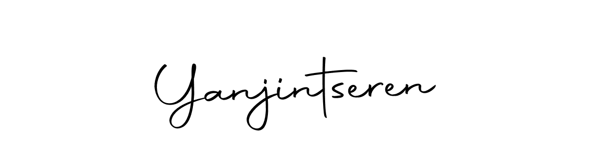 You should practise on your own different ways (Autography-DOLnW) to write your name (Yanjintseren) in signature. don't let someone else do it for you. Yanjintseren signature style 10 images and pictures png