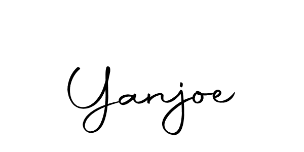 Also we have Yanjoe name is the best signature style. Create professional handwritten signature collection using Autography-DOLnW autograph style. Yanjoe signature style 10 images and pictures png