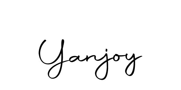 Create a beautiful signature design for name Yanjoy. With this signature (Autography-DOLnW) fonts, you can make a handwritten signature for free. Yanjoy signature style 10 images and pictures png