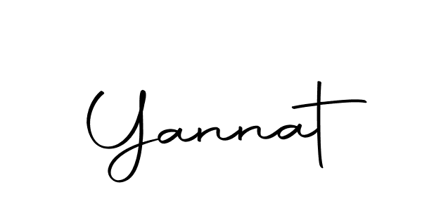 Design your own signature with our free online signature maker. With this signature software, you can create a handwritten (Autography-DOLnW) signature for name Yannat. Yannat signature style 10 images and pictures png