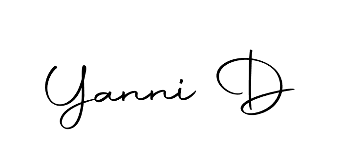It looks lik you need a new signature style for name Yanni D. Design unique handwritten (Autography-DOLnW) signature with our free signature maker in just a few clicks. Yanni D signature style 10 images and pictures png