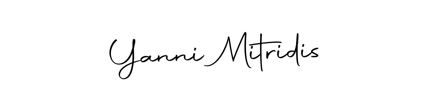 How to make Yanni Mitridis signature? Autography-DOLnW is a professional autograph style. Create handwritten signature for Yanni Mitridis name. Yanni Mitridis signature style 10 images and pictures png