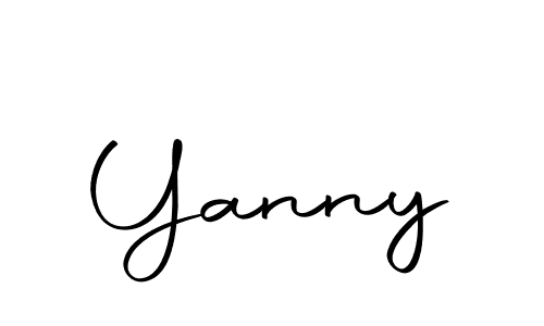 Similarly Autography-DOLnW is the best handwritten signature design. Signature creator online .You can use it as an online autograph creator for name Yanny. Yanny signature style 10 images and pictures png