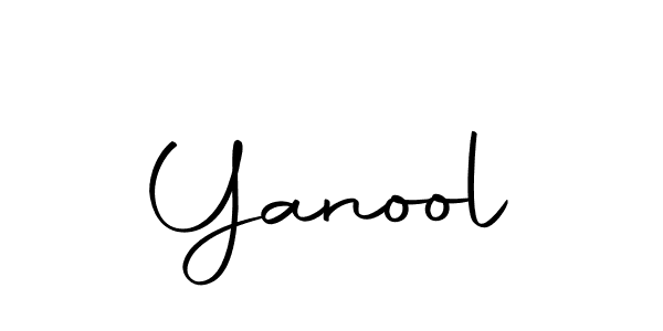 Design your own signature with our free online signature maker. With this signature software, you can create a handwritten (Autography-DOLnW) signature for name Yanool. Yanool signature style 10 images and pictures png