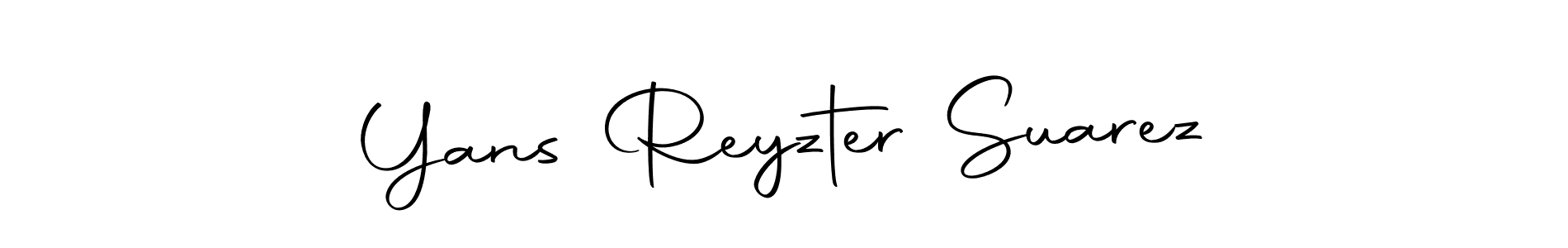 Similarly Autography-DOLnW is the best handwritten signature design. Signature creator online .You can use it as an online autograph creator for name Yans Reyzter Suarez. Yans Reyzter Suarez signature style 10 images and pictures png