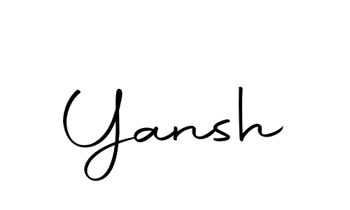 Here are the top 10 professional signature styles for the name Yansh. These are the best autograph styles you can use for your name. Yansh signature style 10 images and pictures png