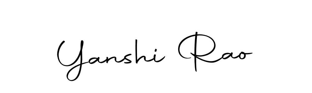 This is the best signature style for the Yanshi Rao name. Also you like these signature font (Autography-DOLnW). Mix name signature. Yanshi Rao signature style 10 images and pictures png