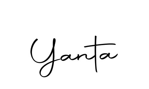 How to make Yanta signature? Autography-DOLnW is a professional autograph style. Create handwritten signature for Yanta name. Yanta signature style 10 images and pictures png