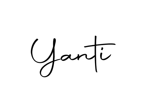 Yanti stylish signature style. Best Handwritten Sign (Autography-DOLnW) for my name. Handwritten Signature Collection Ideas for my name Yanti. Yanti signature style 10 images and pictures png