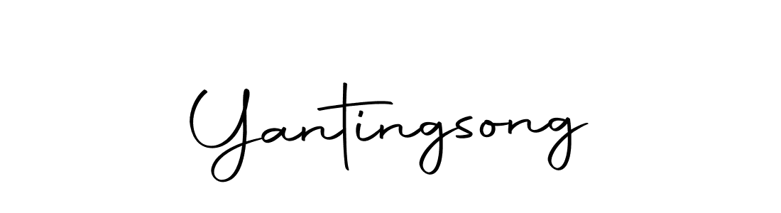 Use a signature maker to create a handwritten signature online. With this signature software, you can design (Autography-DOLnW) your own signature for name Yantingsong. Yantingsong signature style 10 images and pictures png