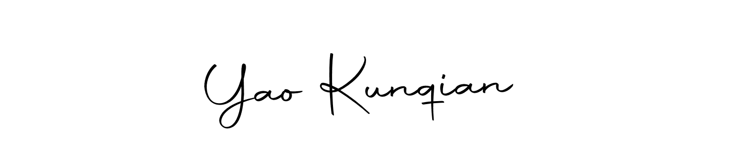 Also we have Yao Kunqian  · name is the best signature style. Create professional handwritten signature collection using Autography-DOLnW autograph style. Yao Kunqian  · signature style 10 images and pictures png