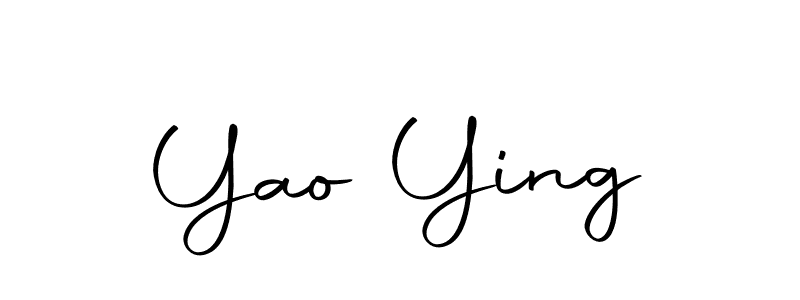 You should practise on your own different ways (Autography-DOLnW) to write your name (Yao Ying) in signature. don't let someone else do it for you. Yao Ying signature style 10 images and pictures png