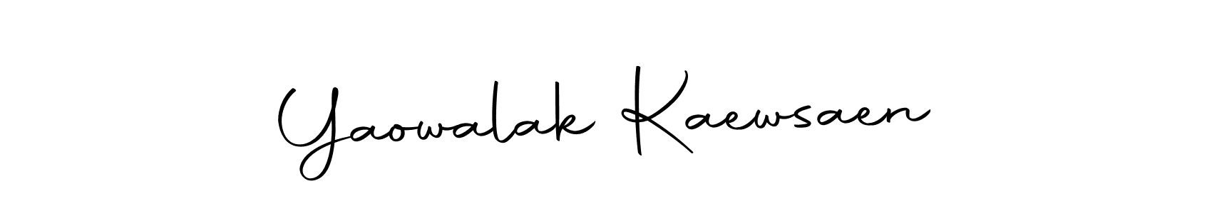 Similarly Autography-DOLnW is the best handwritten signature design. Signature creator online .You can use it as an online autograph creator for name Yaowalak Kaewsaen. Yaowalak Kaewsaen signature style 10 images and pictures png