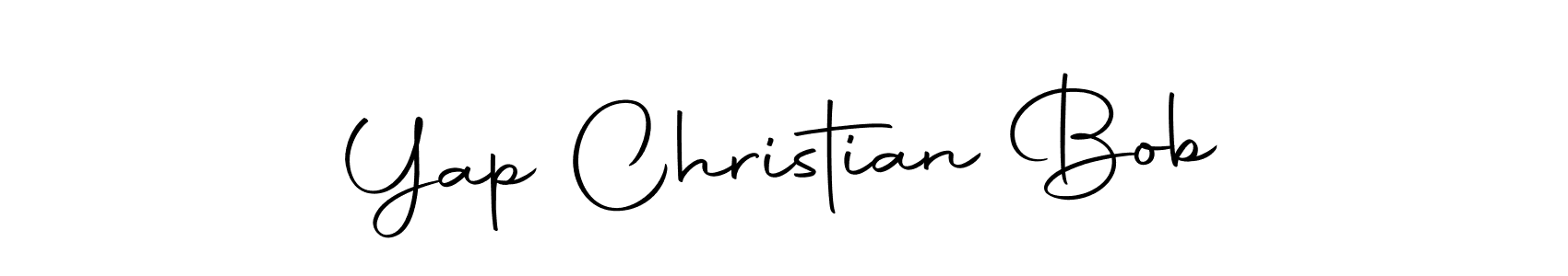 Make a beautiful signature design for name Yap Christian Bob. With this signature (Autography-DOLnW) style, you can create a handwritten signature for free. Yap Christian Bob signature style 10 images and pictures png