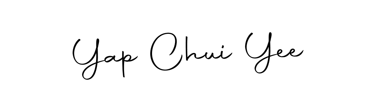 Use a signature maker to create a handwritten signature online. With this signature software, you can design (Autography-DOLnW) your own signature for name Yap Chui Yee. Yap Chui Yee signature style 10 images and pictures png