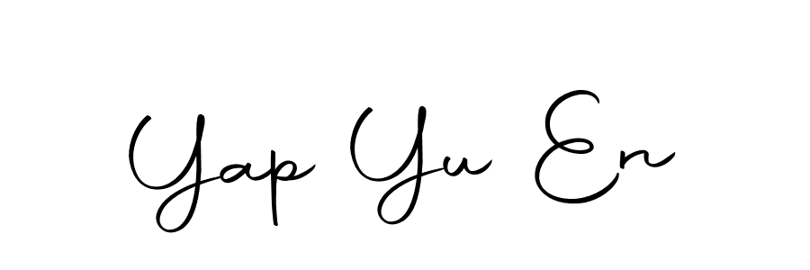 Design your own signature with our free online signature maker. With this signature software, you can create a handwritten (Autography-DOLnW) signature for name Yap Yu En. Yap Yu En signature style 10 images and pictures png