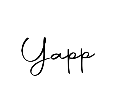 How to make Yapp name signature. Use Autography-DOLnW style for creating short signs online. This is the latest handwritten sign. Yapp signature style 10 images and pictures png