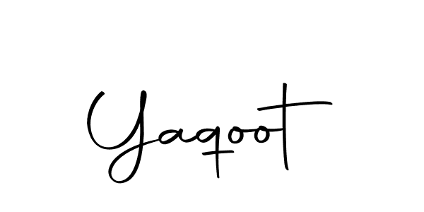 Design your own signature with our free online signature maker. With this signature software, you can create a handwritten (Autography-DOLnW) signature for name Yaqoot. Yaqoot signature style 10 images and pictures png