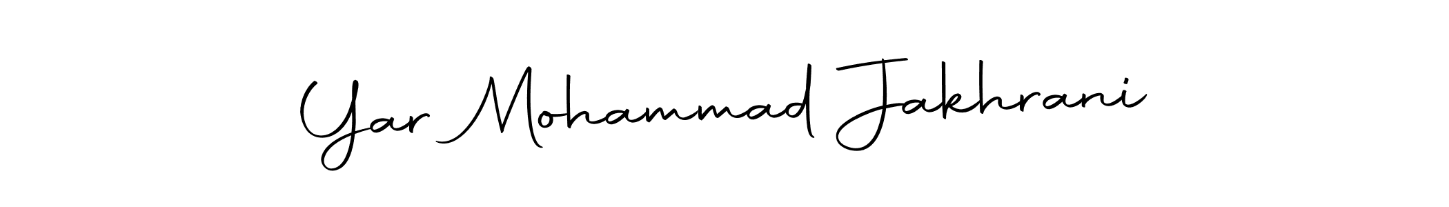 How to make Yar Mohammad Jakhrani name signature. Use Autography-DOLnW style for creating short signs online. This is the latest handwritten sign. Yar Mohammad Jakhrani signature style 10 images and pictures png