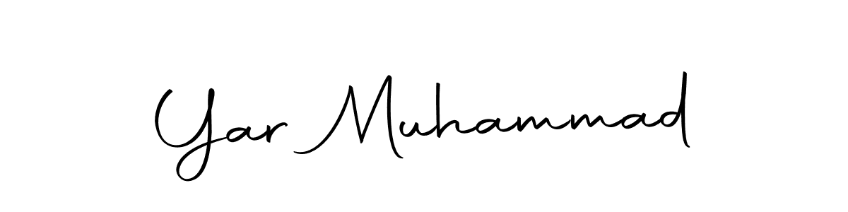 How to make Yar Muhammad signature? Autography-DOLnW is a professional autograph style. Create handwritten signature for Yar Muhammad name. Yar Muhammad signature style 10 images and pictures png