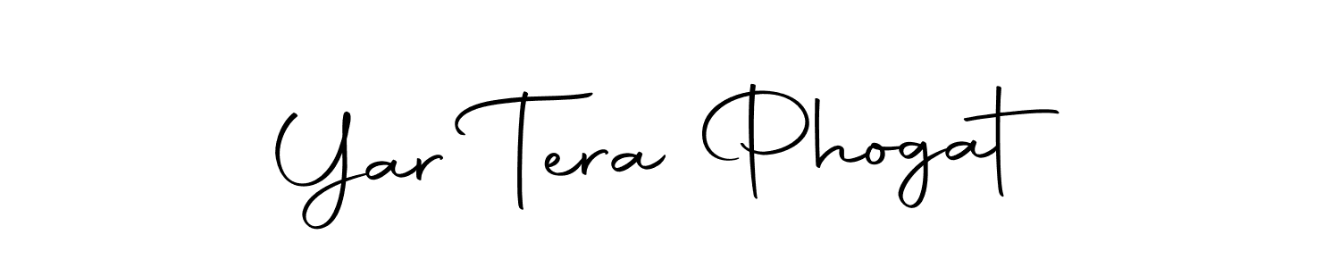 Make a beautiful signature design for name Yar Tera Phogat. Use this online signature maker to create a handwritten signature for free. Yar Tera Phogat signature style 10 images and pictures png