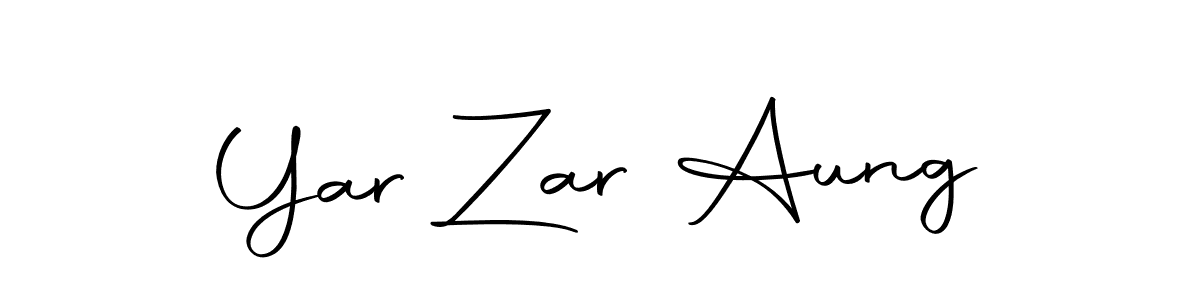 Make a beautiful signature design for name Yar Zar Aung. With this signature (Autography-DOLnW) style, you can create a handwritten signature for free. Yar Zar Aung signature style 10 images and pictures png