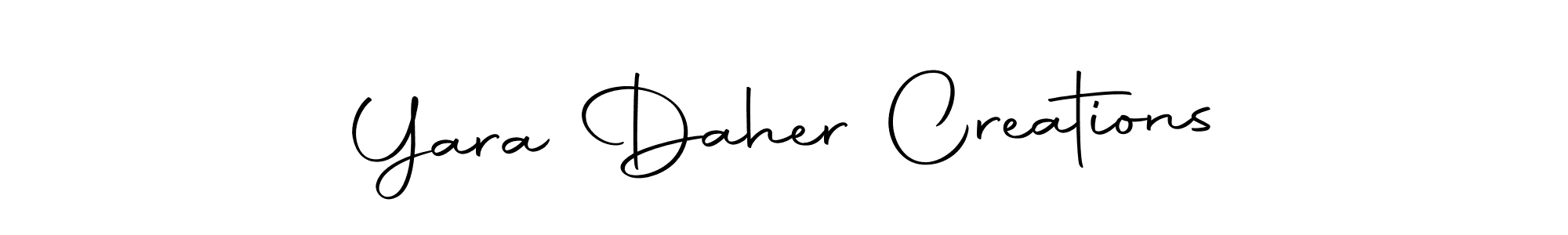 Make a beautiful signature design for name Yara Daher Creations. Use this online signature maker to create a handwritten signature for free. Yara Daher Creations signature style 10 images and pictures png