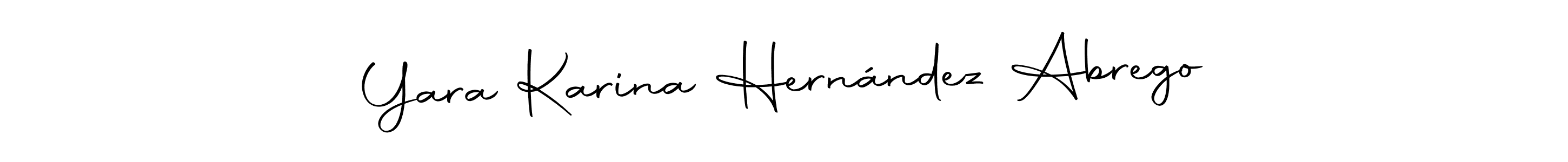 Use a signature maker to create a handwritten signature online. With this signature software, you can design (Autography-DOLnW) your own signature for name Yara Karina Hernández Abrego. Yara Karina Hernández Abrego signature style 10 images and pictures png