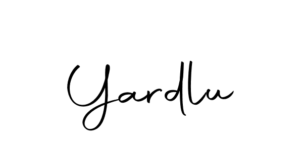 How to make Yardlu signature? Autography-DOLnW is a professional autograph style. Create handwritten signature for Yardlu name. Yardlu signature style 10 images and pictures png