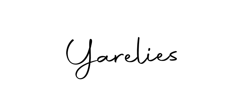 Design your own signature with our free online signature maker. With this signature software, you can create a handwritten (Autography-DOLnW) signature for name Yarelies. Yarelies signature style 10 images and pictures png