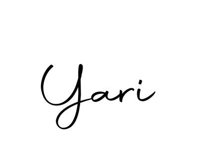 You should practise on your own different ways (Autography-DOLnW) to write your name (Yari) in signature. don't let someone else do it for you. Yari signature style 10 images and pictures png