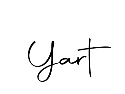 How to make Yart signature? Autography-DOLnW is a professional autograph style. Create handwritten signature for Yart name. Yart signature style 10 images and pictures png