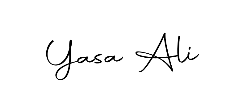 Create a beautiful signature design for name Yasa Ali. With this signature (Autography-DOLnW) fonts, you can make a handwritten signature for free. Yasa Ali signature style 10 images and pictures png