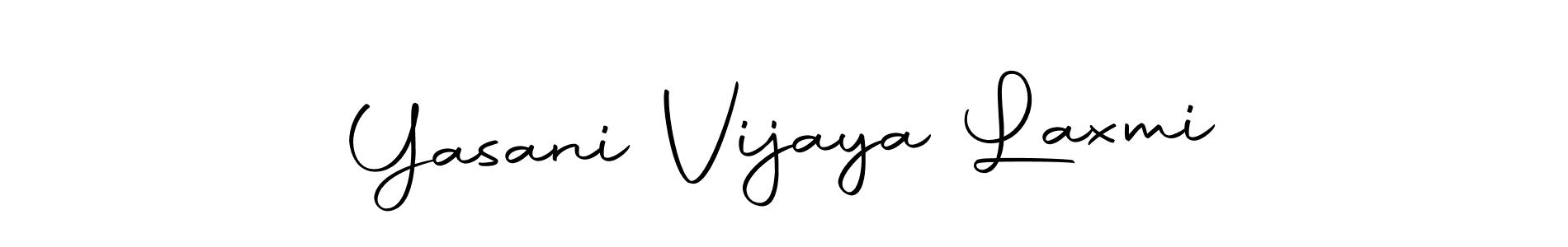 The best way (Autography-DOLnW) to make a short signature is to pick only two or three words in your name. The name Yasani Vijaya Laxmi include a total of six letters. For converting this name. Yasani Vijaya Laxmi signature style 10 images and pictures png