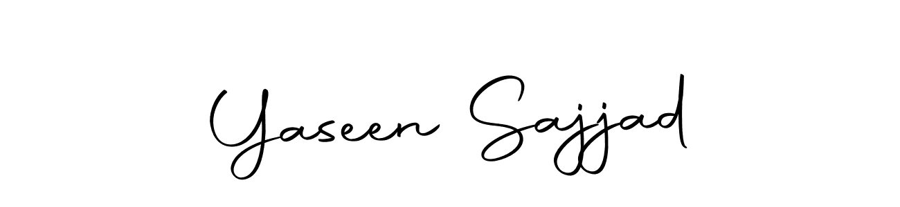 How to make Yaseen Sajjad signature? Autography-DOLnW is a professional autograph style. Create handwritten signature for Yaseen Sajjad name. Yaseen Sajjad signature style 10 images and pictures png