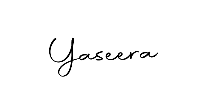 How to make Yaseera signature? Autography-DOLnW is a professional autograph style. Create handwritten signature for Yaseera name. Yaseera signature style 10 images and pictures png