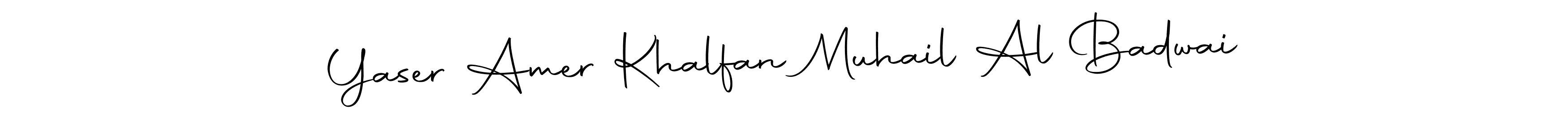 You should practise on your own different ways (Autography-DOLnW) to write your name (Yaser Amer Khalfan Muhail Al Badwai) in signature. don't let someone else do it for you. Yaser Amer Khalfan Muhail Al Badwai signature style 10 images and pictures png