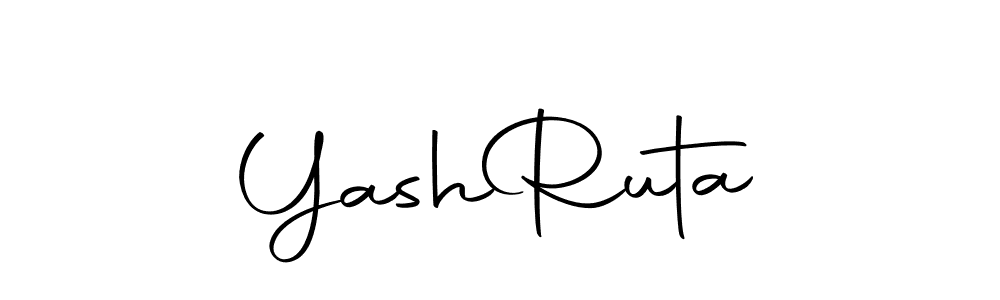 Similarly Autography-DOLnW is the best handwritten signature design. Signature creator online .You can use it as an online autograph creator for name Yash  Ruta. Yash  Ruta signature style 10 images and pictures png