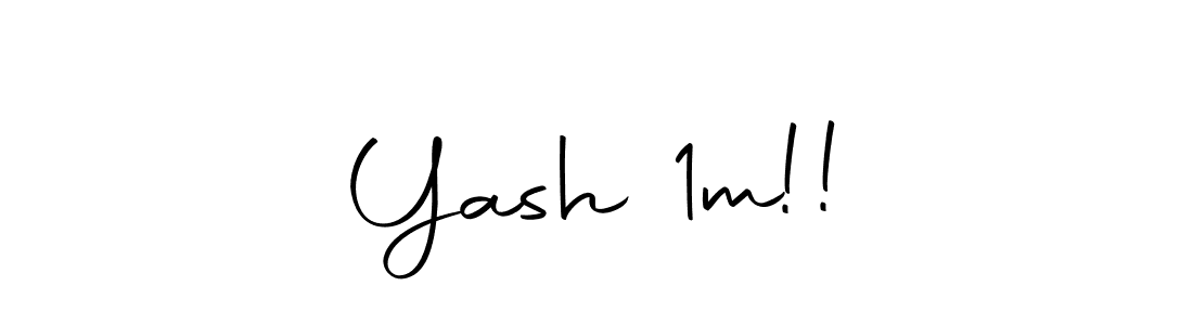 Here are the top 10 professional signature styles for the name Yash 1m  !!. These are the best autograph styles you can use for your name. Yash 1m  !! signature style 10 images and pictures png