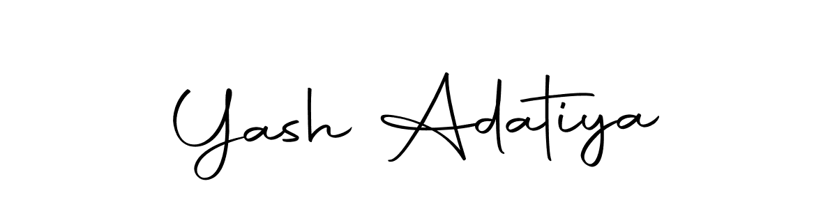 Make a short Yash Adatiya signature style. Manage your documents anywhere anytime using Autography-DOLnW. Create and add eSignatures, submit forms, share and send files easily. Yash Adatiya signature style 10 images and pictures png