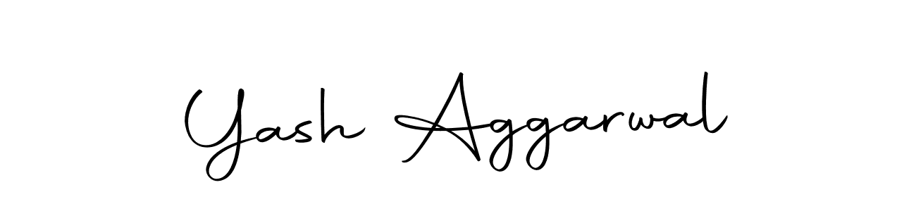 Make a short Yash Aggarwal signature style. Manage your documents anywhere anytime using Autography-DOLnW. Create and add eSignatures, submit forms, share and send files easily. Yash Aggarwal signature style 10 images and pictures png