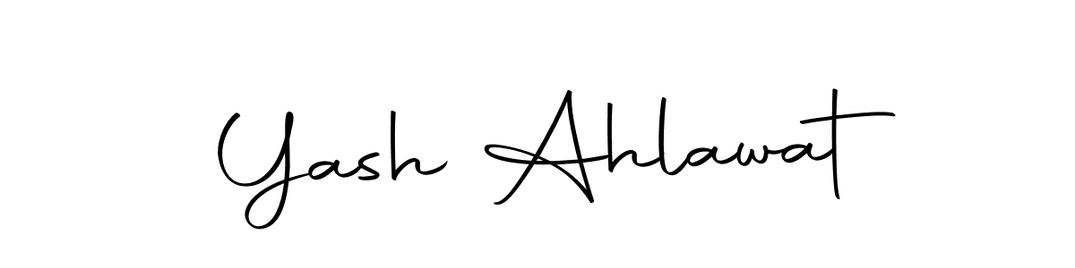Create a beautiful signature design for name Yash Ahlawat. With this signature (Autography-DOLnW) fonts, you can make a handwritten signature for free. Yash Ahlawat signature style 10 images and pictures png