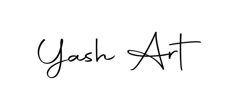 Design your own signature with our free online signature maker. With this signature software, you can create a handwritten (Autography-DOLnW) signature for name Yash Art. Yash Art signature style 10 images and pictures png