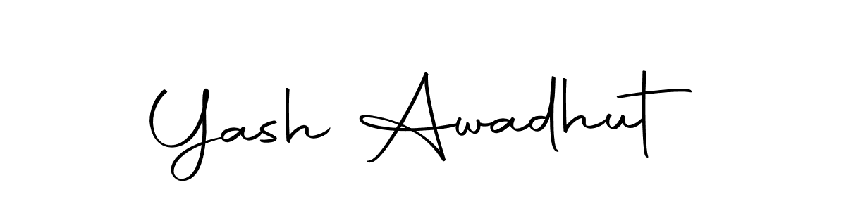 The best way (Autography-DOLnW) to make a short signature is to pick only two or three words in your name. The name Yash Awadhut include a total of six letters. For converting this name. Yash Awadhut signature style 10 images and pictures png