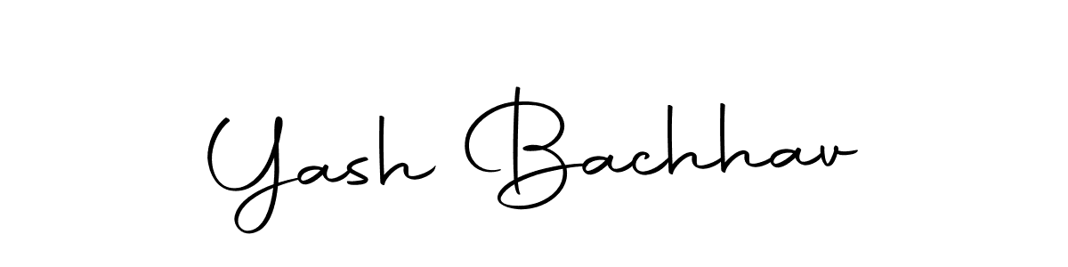 Design your own signature with our free online signature maker. With this signature software, you can create a handwritten (Autography-DOLnW) signature for name Yash Bachhav. Yash Bachhav signature style 10 images and pictures png