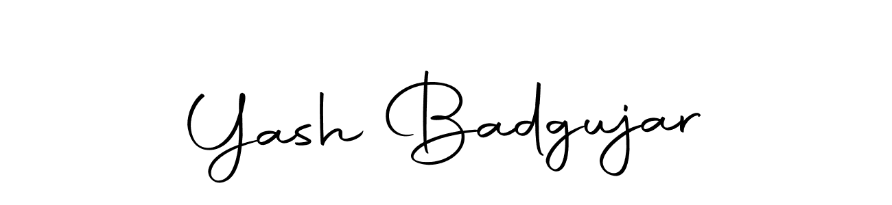 Yash Badgujar stylish signature style. Best Handwritten Sign (Autography-DOLnW) for my name. Handwritten Signature Collection Ideas for my name Yash Badgujar. Yash Badgujar signature style 10 images and pictures png