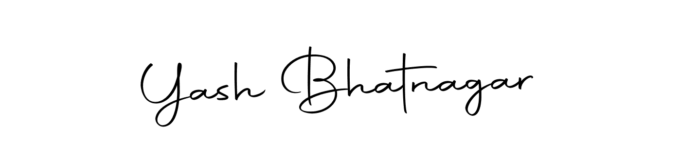 Make a short Yash Bhatnagar signature style. Manage your documents anywhere anytime using Autography-DOLnW. Create and add eSignatures, submit forms, share and send files easily. Yash Bhatnagar signature style 10 images and pictures png